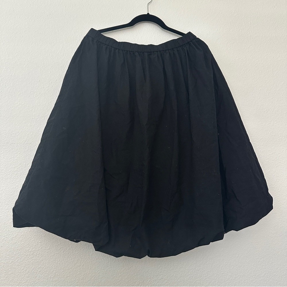 ARITZIA Sunday Best Bubbly Cotton Poplin Midi Skirt Women’s Size Large - Picture 5 of 9
